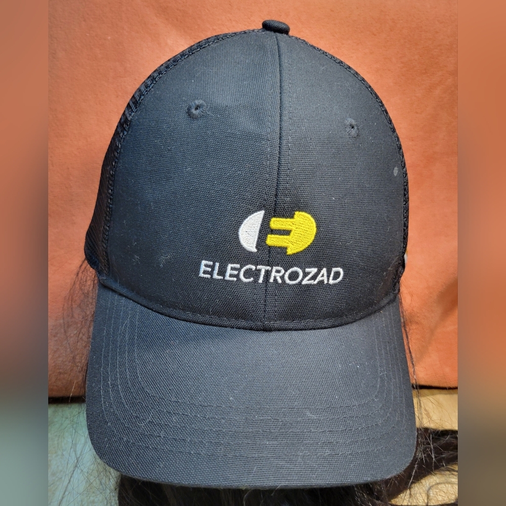 Carhartt Black ElectroZad Trucker Hat Snapback
